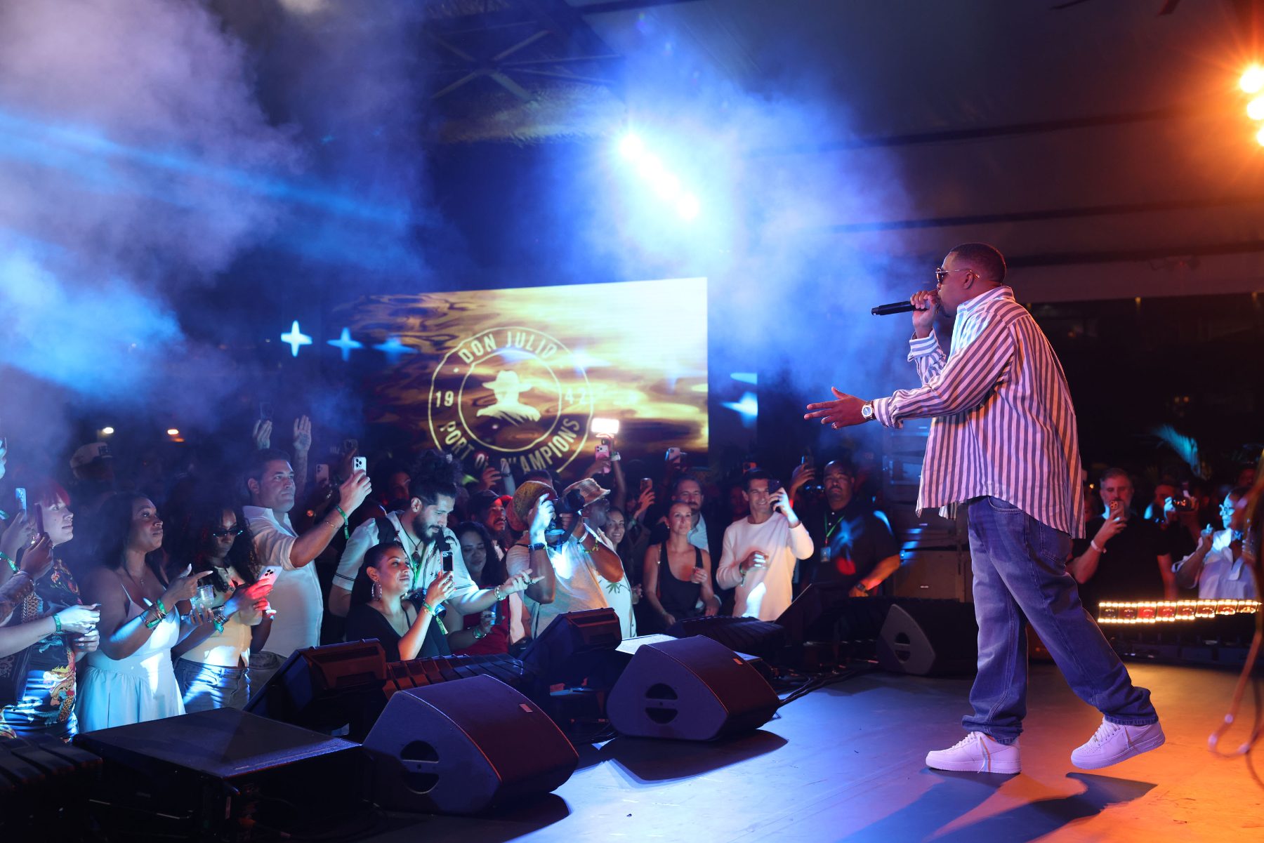 A live performance at a Noble 33 production