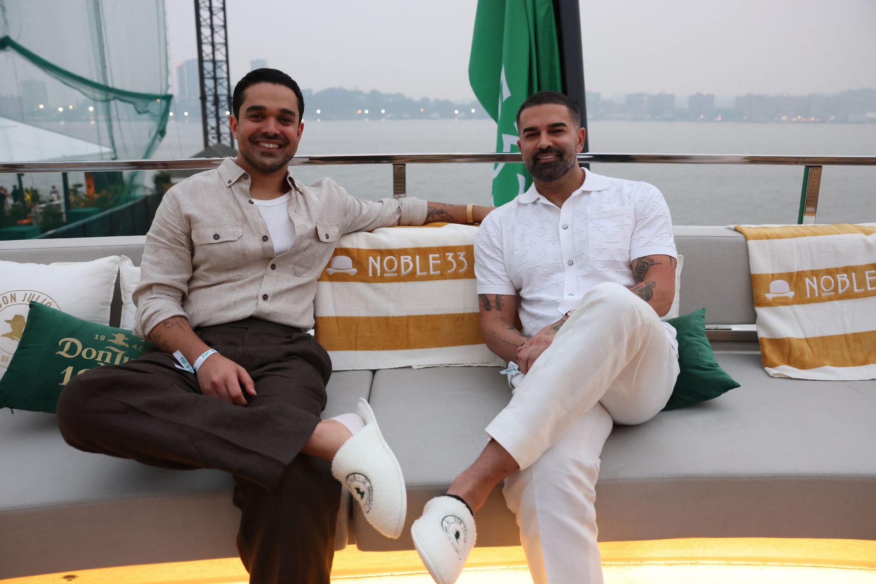 Hosts on deck at Port of Champions